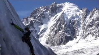 Examen Aspirant Guide 2011 épreuve de glace Chamonix MontBlanc Glacier dArgentière alpinisme [upl. by Atnima250]