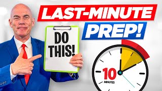 LASTMINUTE INTERVIEW PREP How To Prepare For An Interview In Under 10 Minutes [upl. by Haynes]