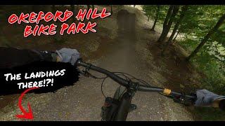 Okeford Hill Bikepark 1 day 4 crashes [upl. by Siver707]