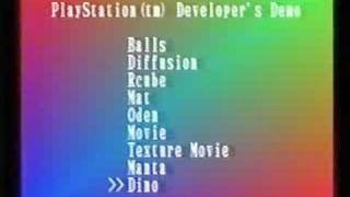 Playstation 1 Developer Demo Disc 1995 [upl. by Mavilia817]