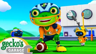 Geckos Garage  Teamwork Touchdown  Cartoons For Kids  Toddler Fun Learning [upl. by Eisse13]