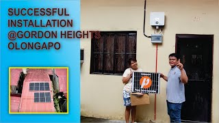 EP26  Solar Power Installation 3KW Grid tie System Gordon Heights Olongapo [upl. by Zarla]