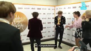 Bts golden disk interview 2017 [upl. by Wyn106]