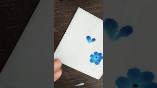 Simple flower painting with washable markers shortsfeed shorts [upl. by Bautista]