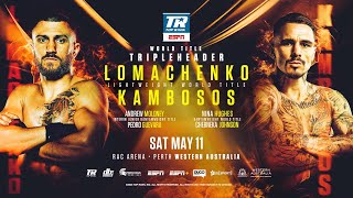 Vasiliy Lomachenko vs George Kambosos  POSTFIGHT PRESS CONFERENCE [upl. by Hameean]