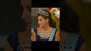 Queen Letizia stare toward king Felipe 👑 [upl. by Yoshiko]