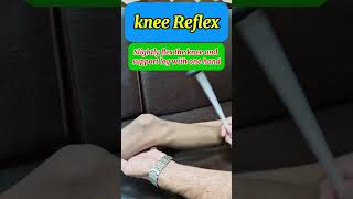 Knee reflex  Deep tendonstretch reflex pediatrics neurology clinicalexamination doctor [upl. by Aicil]