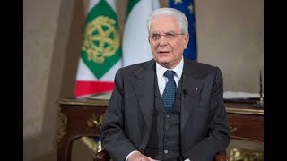 Messaggio di Fine anno del Presidente della Repubblica Mattarella [upl. by Dnalloh]