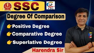 Degrees of Comparison English Grammar Positive Comparative amp Superlative Degree By Harendra Sir [upl. by Ecnerolf]