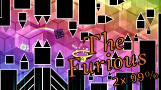 The Furious by Knobbelboy Hard Demon 2x 99 fail Geometry Dash [upl. by Pasho]