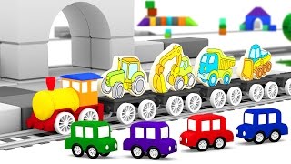 Cartoni animati per bambini I puzzle delle macchinine i camion [upl. by Ellertnom]