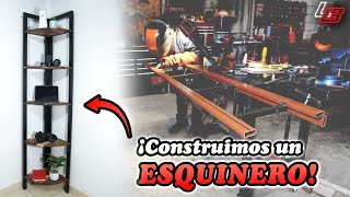 Cómo hacer un Mueble ESQUINERO con METALMADERA 🪵⛓️ [upl. by Boorman477]