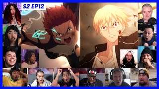 SHIROU VS GILGAMESH  FateStay Night Unlimited Blade Works Season 2 Episode 12 Reaction Mashup [upl. by Airpac794]