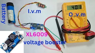 voltage booster module DC to DC voltage converter32 volt battery step up 40 volt XL6009 [upl. by Piks]