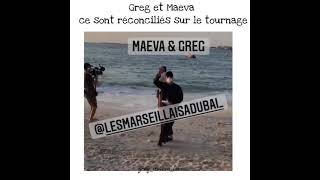 MAEVA ET GREG SE SONT RÉCONCILIER SUR LE TOURNAGE 😍😍😍😍 [upl. by Hafital549]