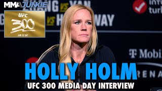 Holly Holm on Ronda Rouseys Concussion Claims She Cant Accept Im The Better Fighter  UFC 300 [upl. by Soigroeg166]