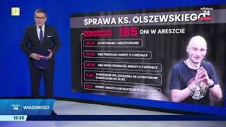 Wiadomości wPolsce24  areszt księdza Olszewskiego jest nielegalny [upl. by Lebazi]