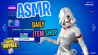 ASMR Fortnite Grimoire Skin Is Back Daily Item Shop 🎮🎧 Relaxing Whispering 😴💤 [upl. by Woothen]