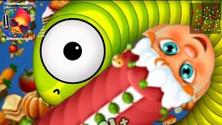 🐍 WORMZONEIO 512  GIANTS SLITHER SNACK TOP 01Epic Wormzone Best Gameplay  Wahono Chanel15 [upl. by Kippie]