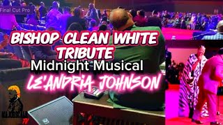 Bishop Clean Tribute  Devin Watkins playing behind LeAndria Johnson Midnight Musical 2024 cogic 🎵 [upl. by Ongun426]