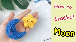 Moon Amigurumi Crochet Pattern [upl. by Keligot493]