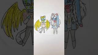 Chibi vs Normal countryhumans россия казахстан russia kazakhstan [upl. by Supple]