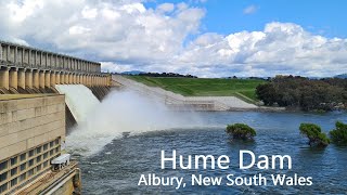 Hume Dam Albury New South Wales australia explore [upl. by Dlarrej]