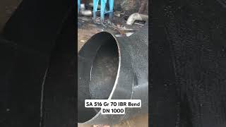 IBR 90 degree bend  SA516 Gr 70 bend  steam exhaust line bend [upl. by Esalb]