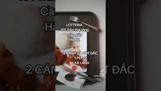 LOTTERIA xuất ăn chào buổi sáng [upl. by Alya]