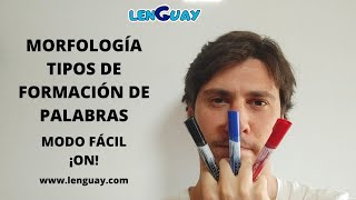 Morfología lexemas morfemas y tipos de formación de palabras Selectividad lengua EVAU PEVAU [upl. by Aguayo968]