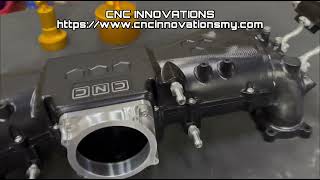 SUBARU EJ257 EJ25 IMPREZA WRX STI FORESTER XT AC260 BILLET BACKWARD FACING INTAKE MANIFOLD [upl. by Enilav549]