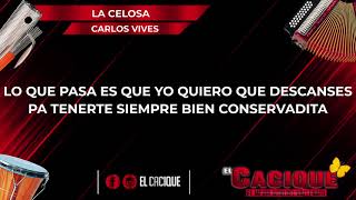 Carlos Vives  La Celosa Letra [upl. by Ydnir]