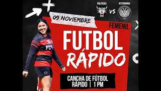 ⚽ Políticas vs Veterinaria  Jornada 1  Futbol Rápido Femenil  Juegos Universitarios 20251 [upl. by Negam]