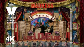 Madness  It Must Be Love Official 4K Lyric Video [upl. by Neona]