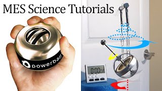 🔥MESScience 1 How Does a Powerball Gyroscope Work  Gyros Are Inverted Pendulums [upl. by Nimajneb]