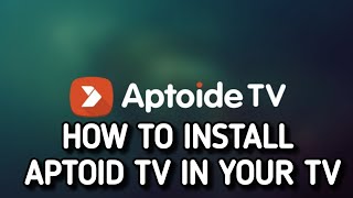 How to install Aptoide TV app on Firestick or Android TV [upl. by Llerrehs509]