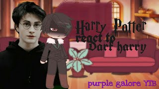 Hp react to dark harry  1  Drarry  2K special  Purple Galore YTB [upl. by Kinemod]