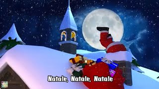 Natale con testo  Cantiamo il Natale con la Maestra Simona [upl. by Nwahsuq]