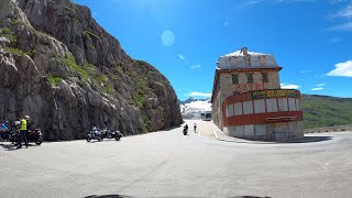 Driving the Furka Pass Switzerland [upl. by Aruasor]