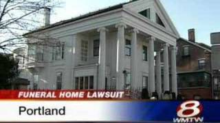 Funeral Home Sued Over Leaking Casket [upl. by Idyak419]