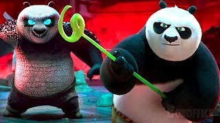 Po vs el Panda Camaleón  Kung Fu Panda 4  Clip en Español [upl. by Lleroj]