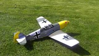 Kyosho Messerschmitt BF109 Fehlstart Crash [upl. by Graves785]