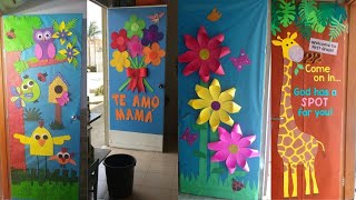 Classroom Door decoration ideasBeautiful door decoration ideasNursery classroom Door decoration [upl. by Yla]