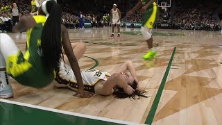 👀 Caitlin Clark WHACKED In The Head amp CRASHED Into On Shot Refs Dont Call Foul  Indiana Fever [upl. by Irafat861]