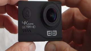 Elephone EleCam Explorer Elite 4K Action Camera Unboxed Using it Paragliding clips [upl. by Coleman]