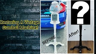 Restoring A Vintage Gumball Machine I Found Thrifting At A Goodwill [upl. by Seaton]