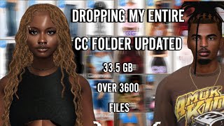 DROPPING MY ENTIRE CC FOLDER UPDATED [upl. by Eirrot599]