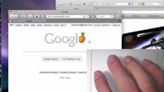 jitouch  extra multitouch gestures for mac osx [upl. by Yrkcaz]