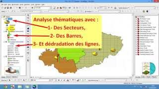 Comment faire lanalyse thématique sur ArcGis [upl. by Llerut]