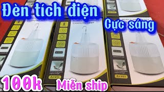 Bóng đèn tích điện  giá rẻ hiệu quảl Chiếu sáng 12h  độ sáng cực lớn  Nhận hàng kiểm tra [upl. by O'Meara]